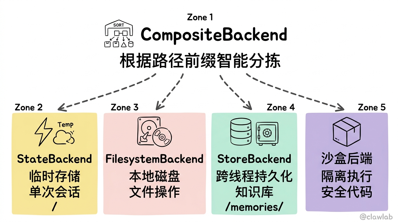 可插拔文件系统后端的路由架构